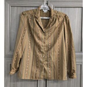 Levi Strauss &Company Womens Long Sleeve Vintage Button Up Shirt Sz 14/Lge USA